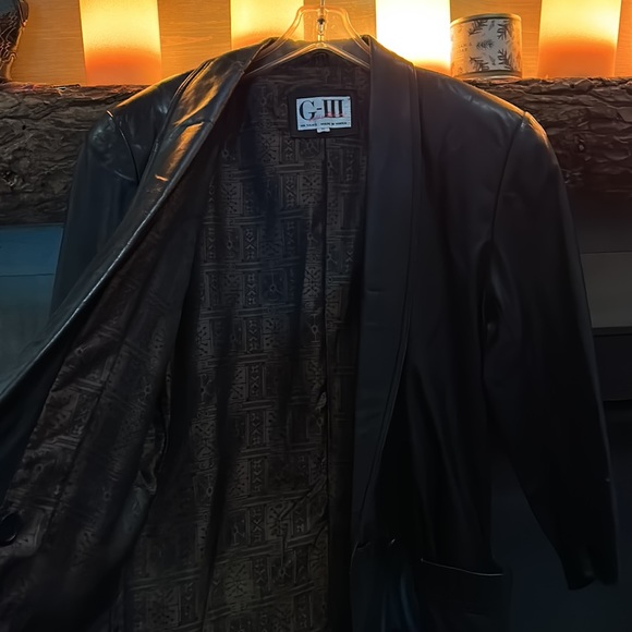 Vintage full length leather trenchcoat - Picture 3 of 4